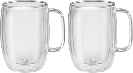 ZWILLING Sorrento Plus 2-pc Double-Wall Glass Latte Mug Set