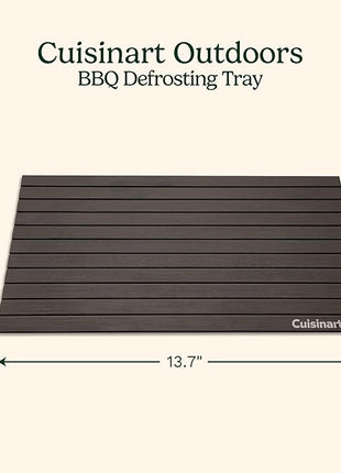 Cuisinart BBQ Defrosting Tray, Conductive Aluminum Rapid Thaw Plate for Frozen Meat, Quick Defrosting Tool that Preserves Natural Flavors, Non Stick Easy to Clean Kitchen Gadget & Grilling Accessories