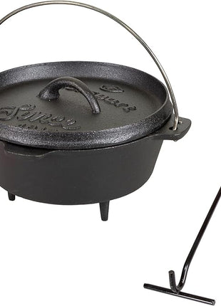 Stansport Pre-Seasoned Cast Iron Dutch Oven