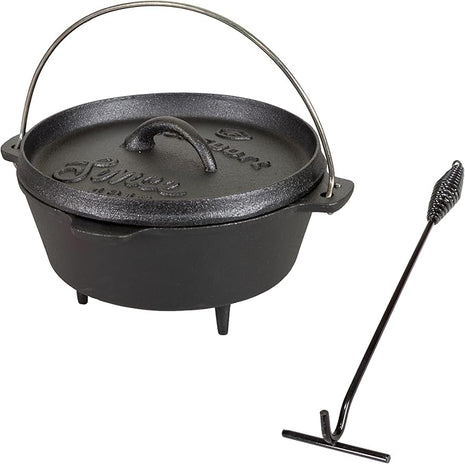 Stansport Pre-Seasoned Cast Iron Dutch Oven