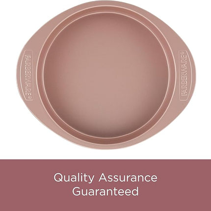 Farberware 47776 Nonstick Bakeware, Nonstick Muffin Pan / Cupcake Pan - 12 Cup, Rose Gold Red