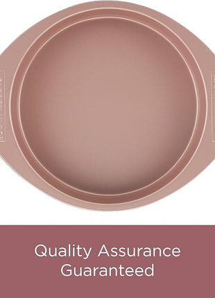 Farberware Nonstick Bakeware, Nonstick Cookie Sheet / Baking Sheet - 10 Inch x 15 Inch, Rose Gold Red