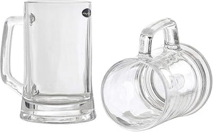 Amlong Crystal Lead-Free Beer Mug - 16 oz, Set of 2