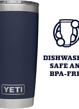 YETI Rambler 20 oz Stainless Steel Vacuum Insulated Tumbler w/MagSlider Lid