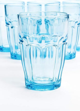 Bormioli Rocco 12.5 oz. Rock Bar Lounge Stackable Long Drink Glass, Ice, Set of 6 (Pack of 3)