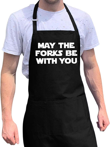 ApronMen - Funny Apron For Men - BBQ Gifts for Men & Unique Gifts for Fathers - Mens Aprons for Grilling