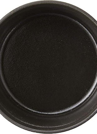 STAUB Cast Iron Dutch Oven 0.5-qt Round Cocotte, Made in France, Serves 1, Matte Black
