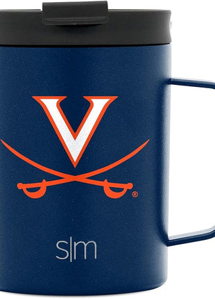 Simple Modern Officially Licensed Collegiate University Coffee Mug with Leakproof Lid Insulated Stainless Steel Travel Mug | Scout, Classic Collection | 12oz