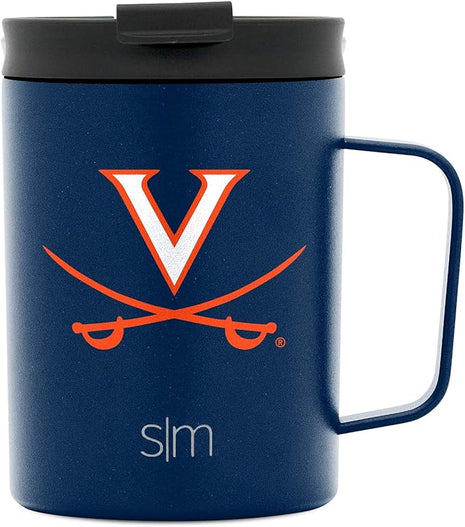 Simple Modern Officially Licensed Collegiate University Coffee Mug with Leakproof Lid Insulated Stainless Steel Travel Mug | Scout, Classic Collection | 12oz