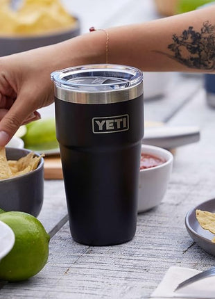 YETI Rambler 20 oz Stackable Tumbler, Stainless Steel, Vacuum Insulated with MagSlider Lid