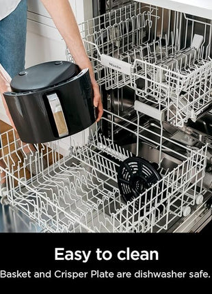 Ninja AF161 Max XL Air Fryer that Cooks, Crisps, Roasts, Bakes, Reheats and Dehydrates, with 5.5 Quart Capacity, and a High Gloss Finish, Grey
