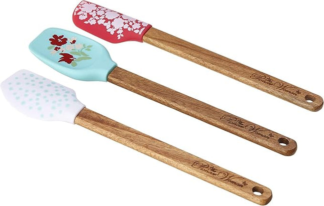 Pioneer Woman 3-Pack 8-Inch Silicone Mini Spatula Set