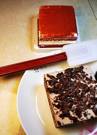 Flexible Rubber Spatulas 5PCS, Silicone Spatula Set, Soft Rubber Spatula Scraper 9.5 Inches, Commercial Spatula, Silicone Rubber Spatula Set Resistant to 500℉ (5 Scrapers 9.5")