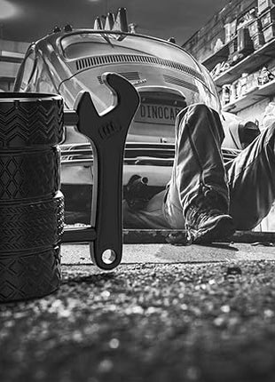 Tire Coffee Tea Mug Gift for Car Lovers Mechanics Car Enthusiasts Christmas Gifts for Man Birthday Gift