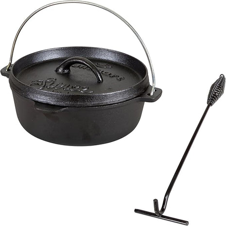 Stansport Pre-Seasoned Cast Iron Dutch Oven