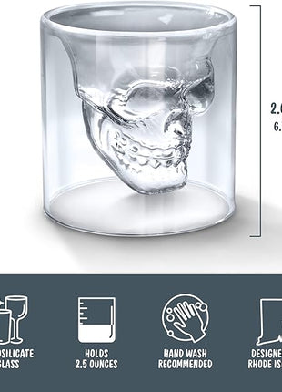Genuine Fred DOOMED Crystal Skull Shotglass