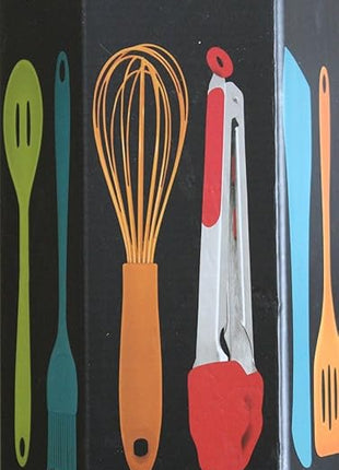 Core Kitchen - 10 Piece Silicone Utensil Set in Assorted Colors with Overmold Solid Core