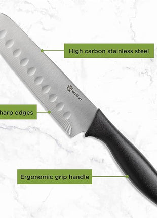 Ecolution Easy Clean Ceramic Nonstick Cookware Set, Dishwasher Safe Kitchen Pots and Pans Set, Comfort Grip Handle, Even Heating, Ultimate Food Release, 26-Piece, Red