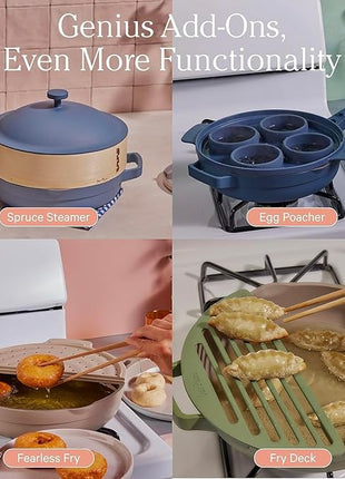 Our Place Always Pan 2.0-10.5” (2.6 Qt) Nonstick, Toxin-Free Ceramic Cookware | Patented 10-in-1 Aluminum Frying & Sauté Pan | Safe for Oven, Induction & All Cooktops up to 450°F | Spice