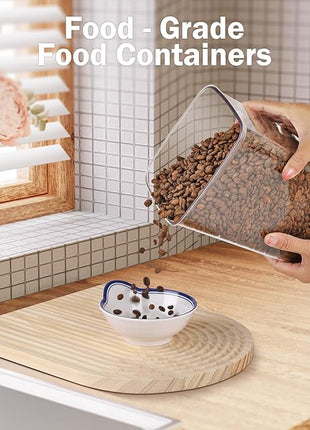 Pop Food Storage Containers Set Airtight Food Storage Containers with Pop Lids, Kitchen Pantry Organization and Storage, BPA Free, 2 x 2.8Qt