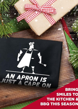 ApronMen - Funny Apron For Men - BBQ Gifts for Men & Unique Gifts for Fathers - Mens Aprons for Grilling