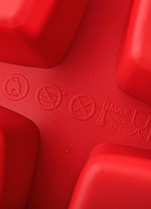 Webake Silicone Heart Mold Heart Shaped Cake Pans, Air Fryer Baking Pan, 4 Cavity Muffin Cupcake Mold for Baking, Soap, 2 Pack