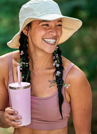 Hydro Flask All Around Tumbler Straw Lid, Insulated Travel Mug, Stainless Steel Coffee Cup 28 Oz Reef