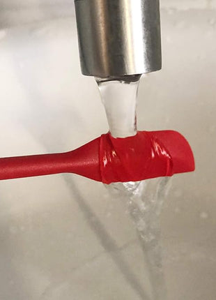 4pcs Mini Silicone Spatula Set, 3 Size Makeup Spatula Small Rubber Spatula for Thin Jar Skinny Openings Bottles, Tiny Scraper for Kitchen and Cosmetic, Multipurpose Scraping Mixing Tools (Mix colors)