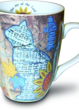 Divinity Boutique 22188 Boxed Ceramic Mugs, 1 Count (Pack of 1), Autumn Cat