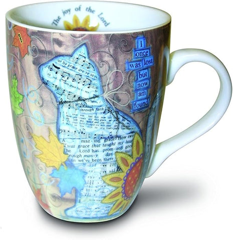 Divinity Boutique 22188 Boxed Ceramic Mugs, 1 Count (Pack of 1), Autumn Cat