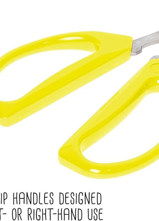 Joyce Chen Original Unlimited Kitchen Scissors All Purpose Kitchen Shears With Comfortable Handles, Yellow, 2 Pack