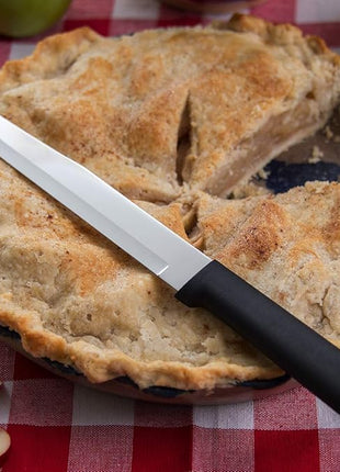 Rada Cutlery 7-Piece Starter Knife Gift Set (G257), Stainless Steel Hollow Ground Blades, Made in USA, Black Handles