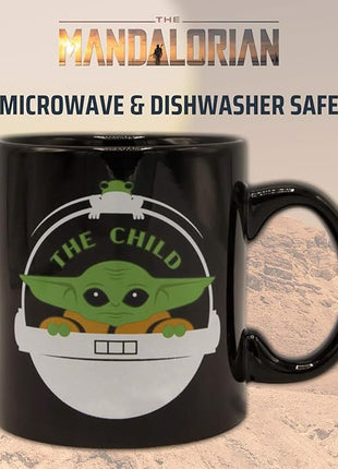 Silver Buffalo Star Wars The Mandalorian Child Ceramic Coffee Mug, 14-Ounces