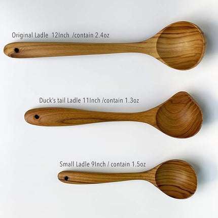 FAAY Small Serving Ladle | Eco Friendly Wooden Kitchen Tool