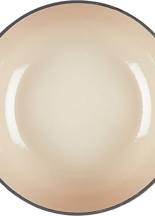 Lodge 4.5 Quart Enameled Cast Iron Dutch Oven with Lid – Dual Handles – Oven Safe up to 500° F or on Stovetop - Use to Marinate, Cook, Bake, Refrigerate and Serve – Island Spice Red