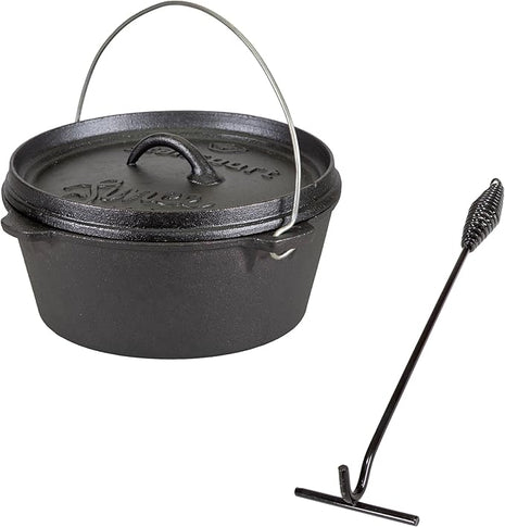 Stansport Pre-Seasoned Cast Iron Dutch Oven