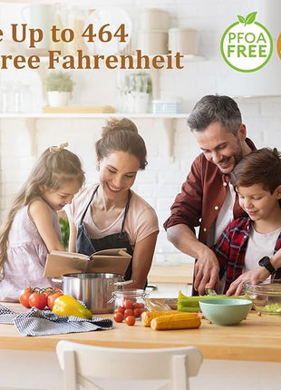 JEETEE Pink Pots and Pans Set Nonstick 23pcs, Healthy Kitchen Cookware Sets, Induction Cooking Set Pink Frying Pans, Saucepans, Sauté & Griddle & Crepe Pan (PFOA Free)