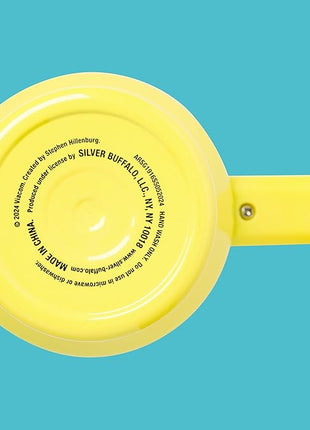 Silver Buffalo SpongeBob SquarePants Stainless Steel Tumbler with Handle, Fits in Standard Cup Holder, 40 Ounces