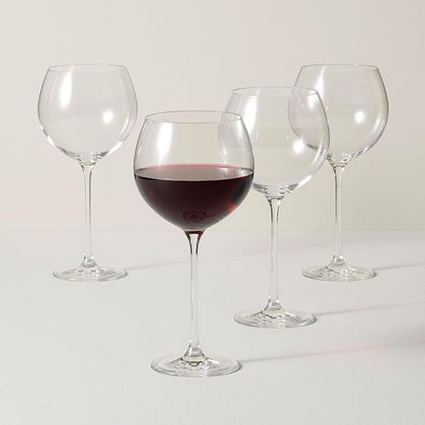 Lenox Tuscany Classics 4pc Beaujolais Wine Glass, 3.05 LB, Clear,27 fl oz