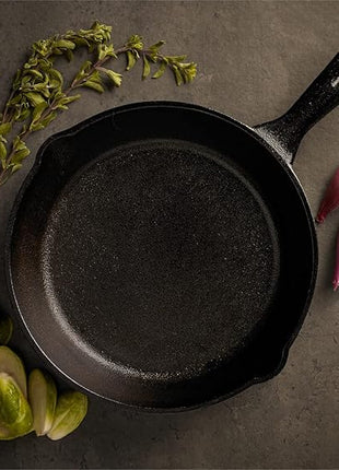 Mercer Culinary Pre-Seasoned Cast Iron Skillet, 8-Inch (Pack of 8)