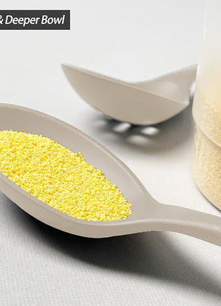 Silicone Slotted Spoons for Cooking - Extra Large Kitchen Spoons for Mixing, Serving, & Stirring - 600°F Heat-Resistant Non Stick Utensils Skimmer- Dishwasher Safe, Khaki