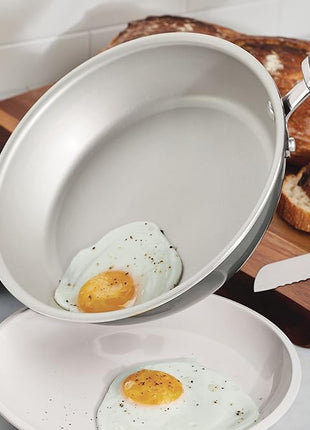 Rachael Ray Create Delicious Nonstick Cookware Induction Pots and Pans Set, 13 Piece - Gray Shimmer