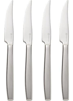 WÜSTHOF 8-Piece Stainless Mignon Steak Knife Set, Silver