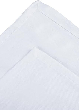 Urban Villa Kitchen Towels Set of 6 fall dish towels for kitchen 100% Cotton White Color Dish Cloths 20''X30'' Large Multi-Purpose Kitchen Hand Towels Highly Absorbent Kitchen Towels with hanging Loop