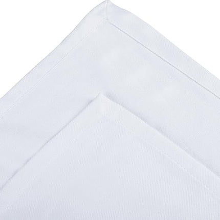 Urban Villa Kitchen Towels Set of 6 fall dish towels for kitchen 100% Cotton White Color Dish Cloths 20''X30'' Large Multi-Purpose Kitchen Hand Towels Highly Absorbent Kitchen Towels with hanging Loop