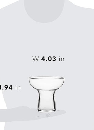 Libbey Stemless Margarita Glasses Set of 6, 10.25 ounces Classic Margarita Glasses Lightweight, Fancy Glassware Set for Celebrations