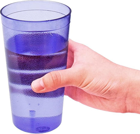 New Star Foodservice | Restaurant-Grade Beverage Tumblers (Blue (Set of 72), 20 oz)