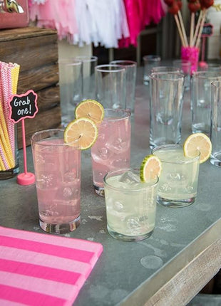 Anchor Hocking Heavy Base Drinking Glasses Set, 12 oz Tumbler Glasses, Set of 12