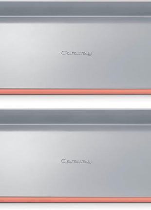 Caraway Non-Stick Ceramic Medium Baking Sheet - Naturally Slick Ceramic Coating - Non-Toxic, PTFE & PFOA Free - Perfect for Baking, Roasting, and More - Medium (15" x 10") - Perracotta