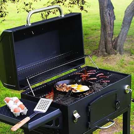 Lodge Manufacturing Company carbon steel skillet, Black/Orange, 12-Inch